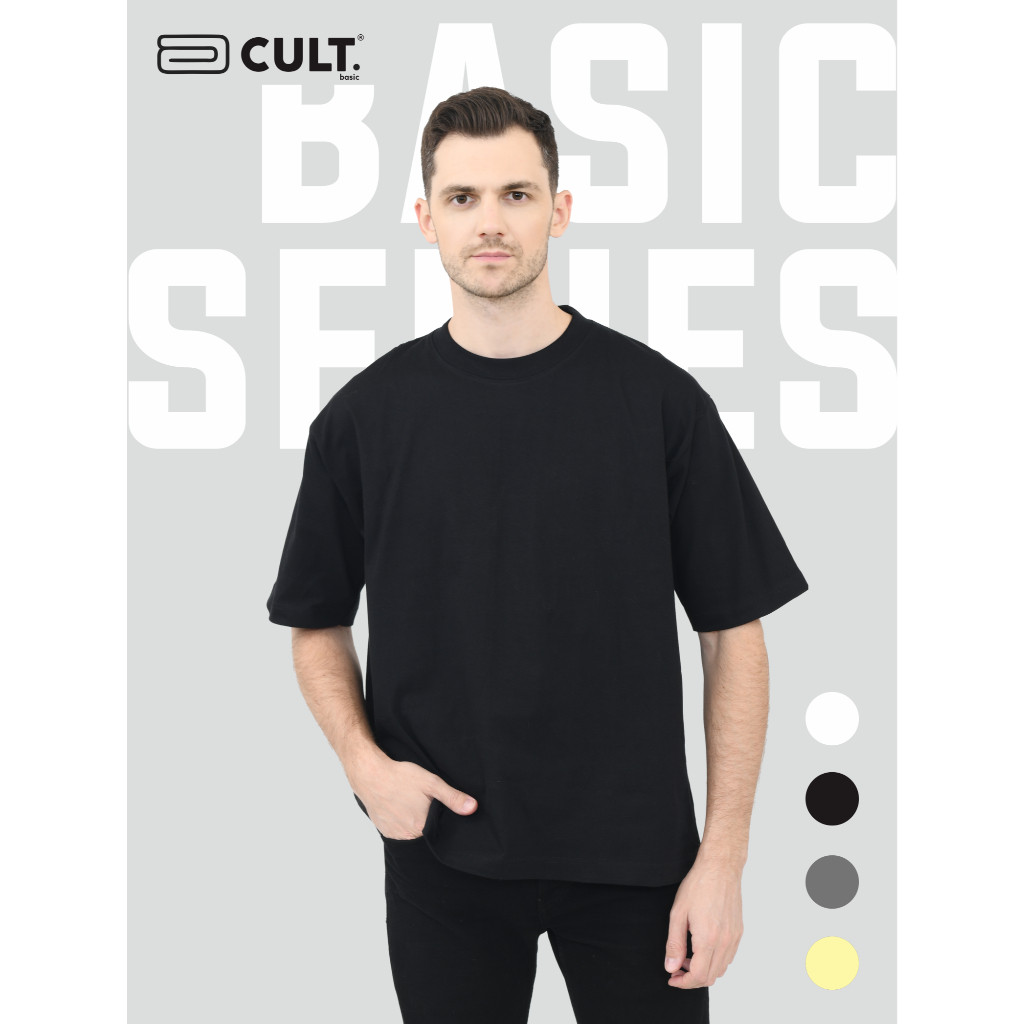 CULT Kaos Oversize Pure Heavy Cotton Jet Black