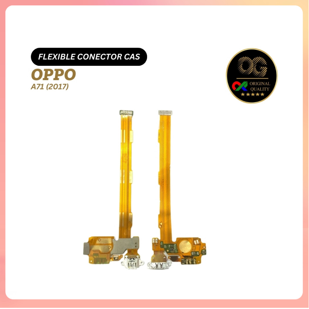 FLEXIBLE OPPO A71 (2017) CONECTOR CAS Konektor Charger Original