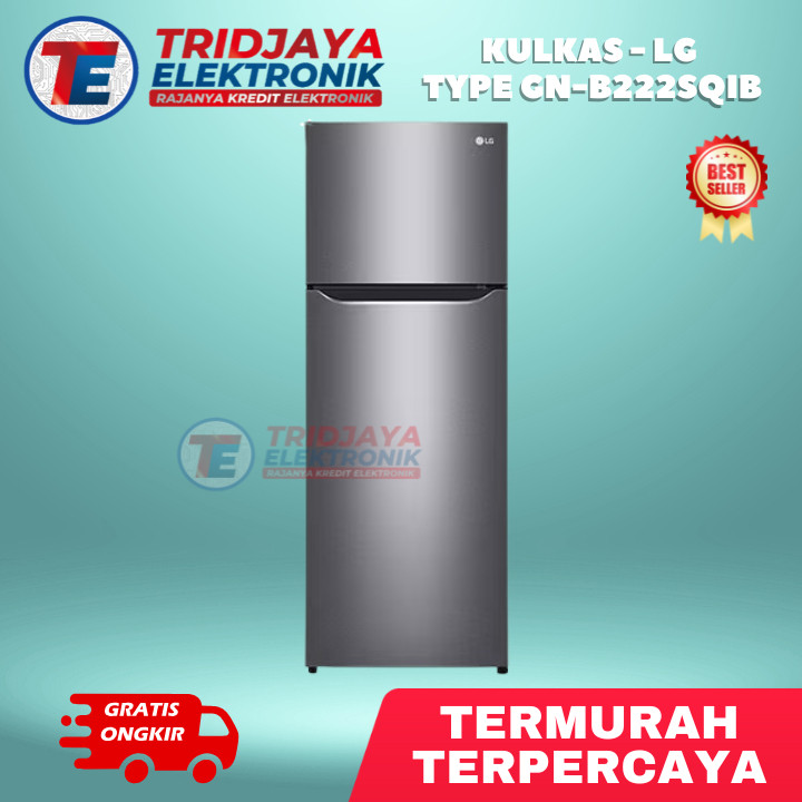 Kulkas LG 2 Pintu GN-B222SQIB Low Watt Garansi Resmi