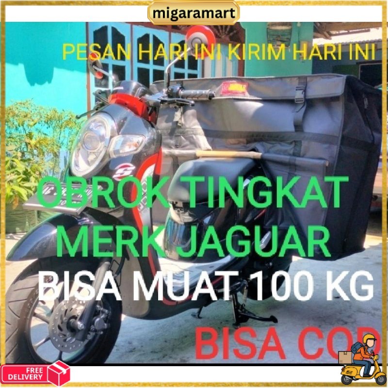 TERLARIS TAS OBROK TINGKAT / TAS KURIR TINGKAT / TAS SRANDUL TINGKAT ( MERK JAGUAR ) MGM