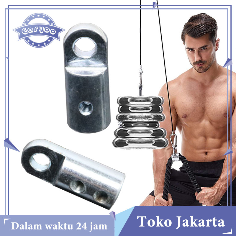 Konektor Tali Sling Sparepart Alat Fitness Klem Kabel Sling Gym Klem Tali Sling Untuk Gym