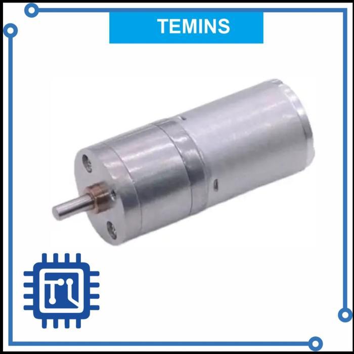 Motor DC Gearbox JGA25-370 12V – Dinamo Gear Reduction Torsi Besar 1360 rpm