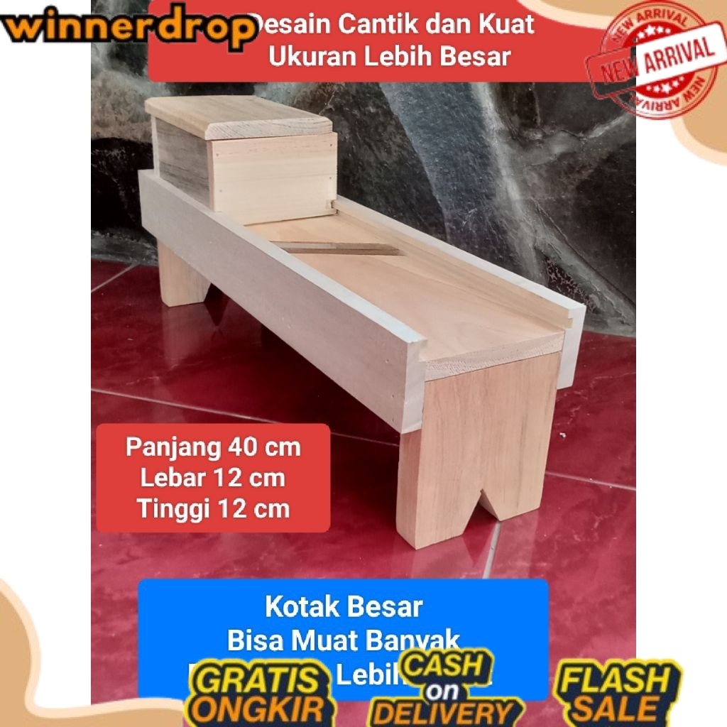 Pengiris bawang JATI BELANDA Ukuran BESAR/ Irisan bawang merah/Pengiris serbaguna WAJIB PUNYA 