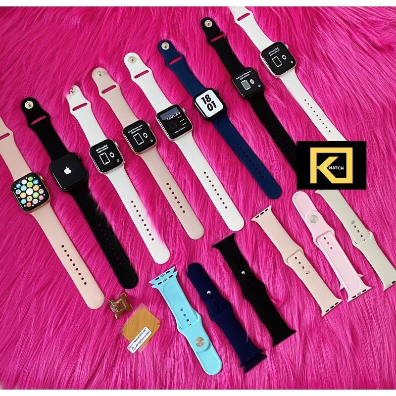 BM Apple Watch / Iwatch Series 3 4 5 6 7 Second Original 100% FULLSET LIKE NEW - ORI - JAM TANGAN