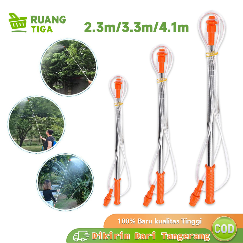 4.1 Meter Stik Teleskopik Sprayer Panjang Stik Sprayer Elektrik Panjang Stik Semprotan Hama