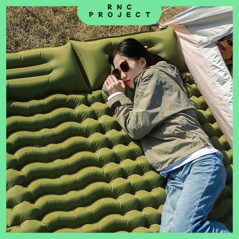 HUANQ Kasur Matras Angin Manual Sleeping Pad Waterproof Double - HQ-200