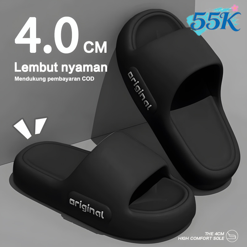 Sandal Cowok Sandal Selop Pria Sandal Pria Selop Karet Sandal Slop Cowok Keren Sandal Dalam Rumah Em