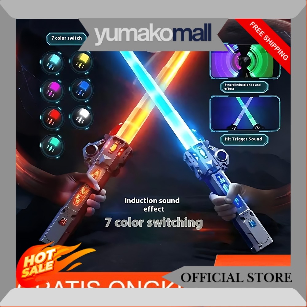 Pasar Distributor LIGHT SABER TELESCOPIC Mainan Pedang Laser Light Saber LED Lampu Anak LED RV