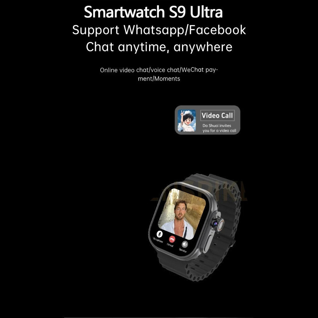 New Deals Samsung Smartwatch S9Ultra/S8Pro Sim Card Support Gps Nfc 4G/5G 360 Rotational Camera