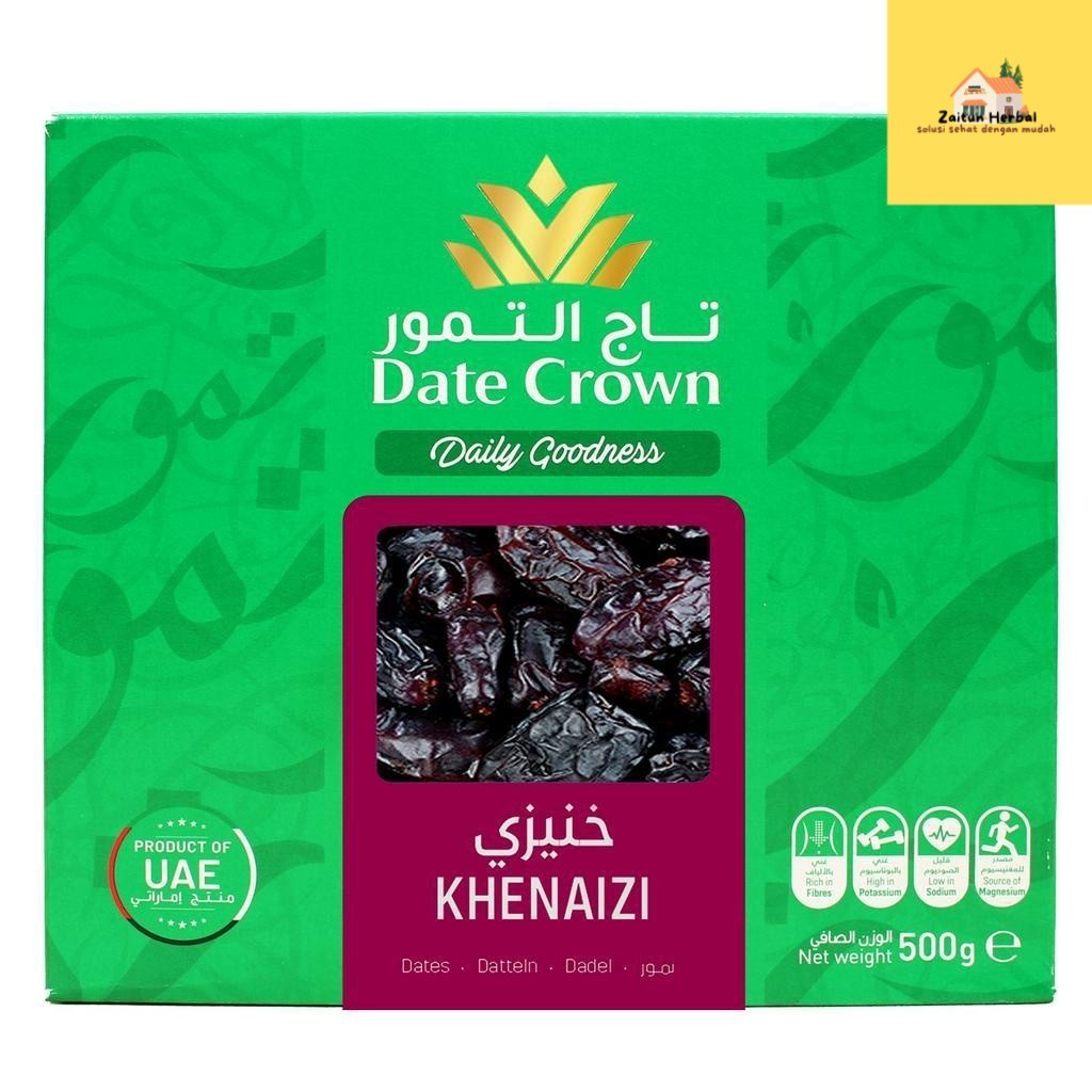 Kurma Date Crown Khenaizi 500 gr BOX