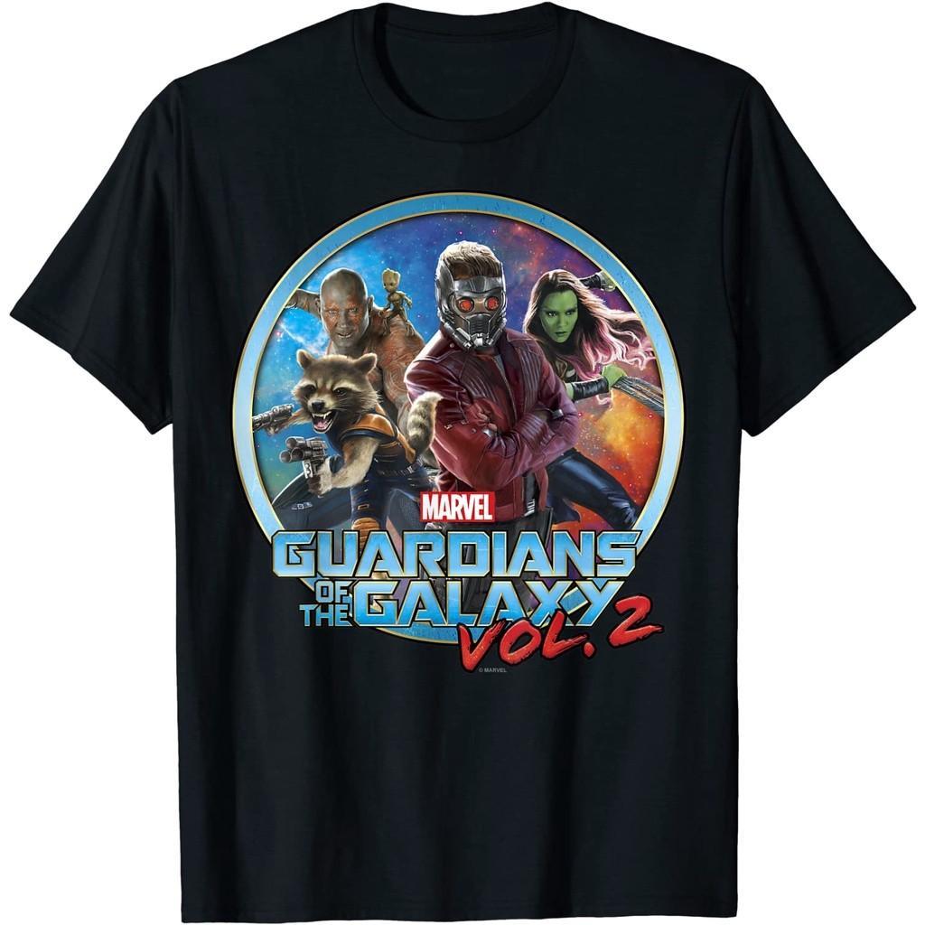 Kaos Baju Distro Marvel Guardians of Galaxy 2 Team Circle Graphic Pria & Wanita Bahan Cotton Combed 