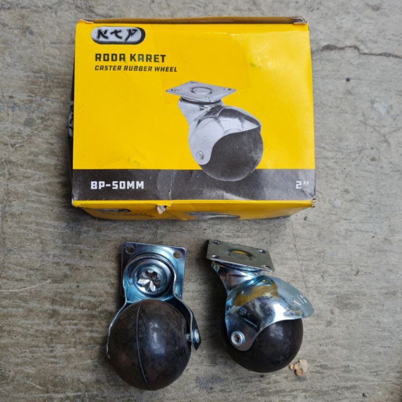 PROMO RODA TROLI ETALASE KURSI LEMARI TG-50 / RODA BULAT LEMARI / RODA BULAT ETALASE