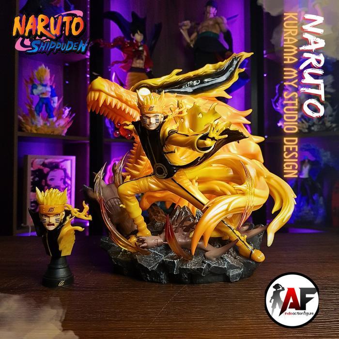 Mawar wangi STATUE ACTION FIGURE NARUTO X KURAMA MY STUDIO RECAST - Naruto Kurama