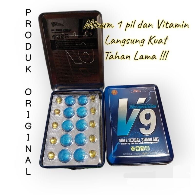 ( Privasi Aman ) V9 Obat Kuat Pria Asli Original Jos