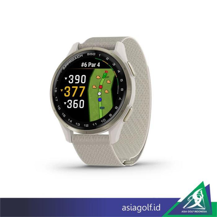 Gps Golf Garmin Approach S50 | Golf | Jam Tangan Golf - Cream