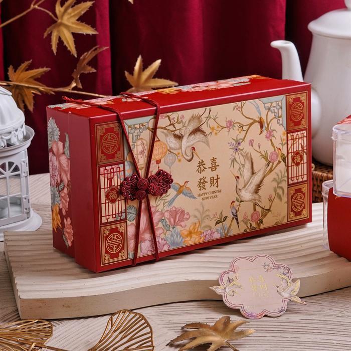 (10sets) kotak imlek kotak kue cny kotak lapis legit setengan loyang kotak kue sincia kotak cny 2026