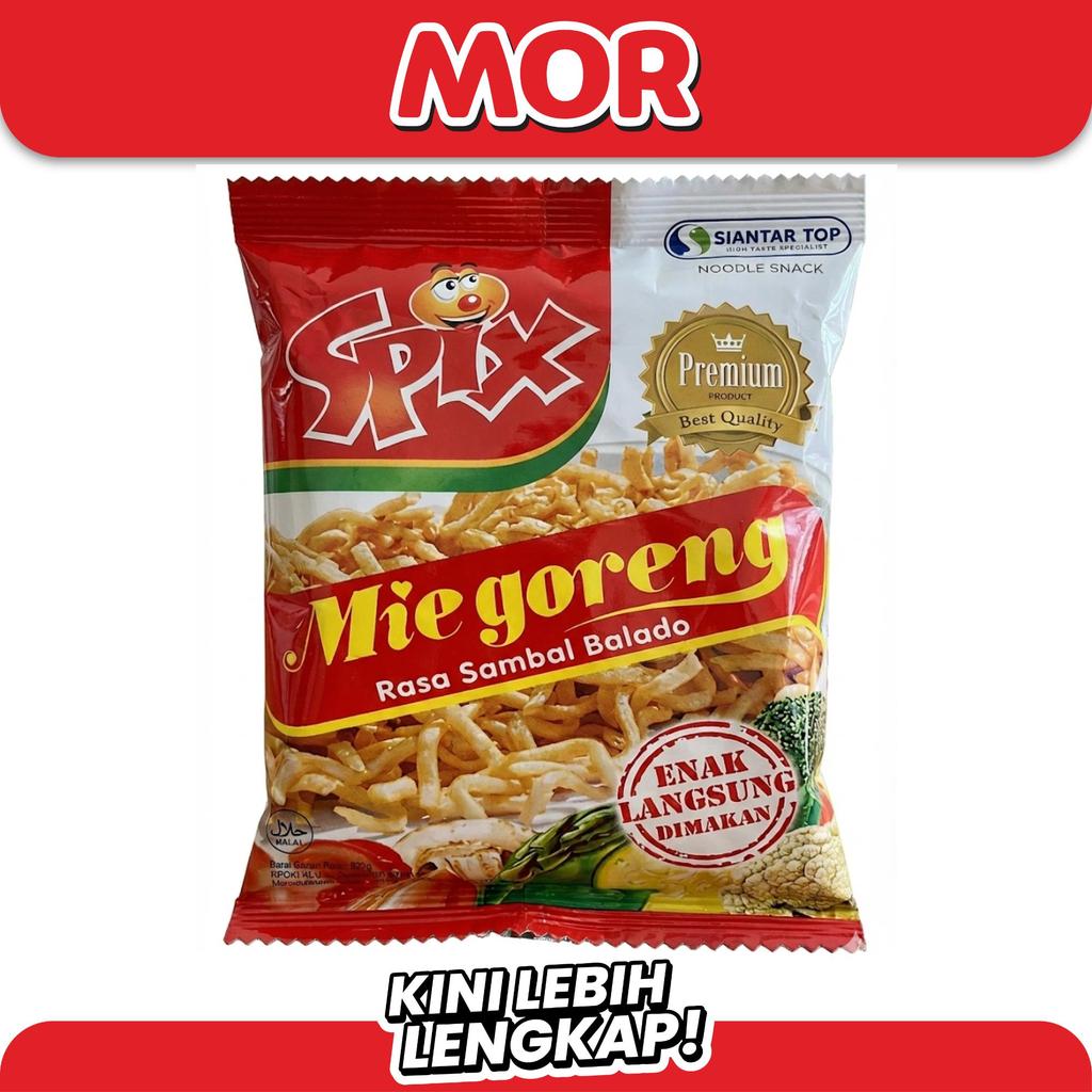 SIANTAR TOP Spix Snack Mie Goreng 50gr - Camilan Mie Kering Renyah Enak Jajanan Murah