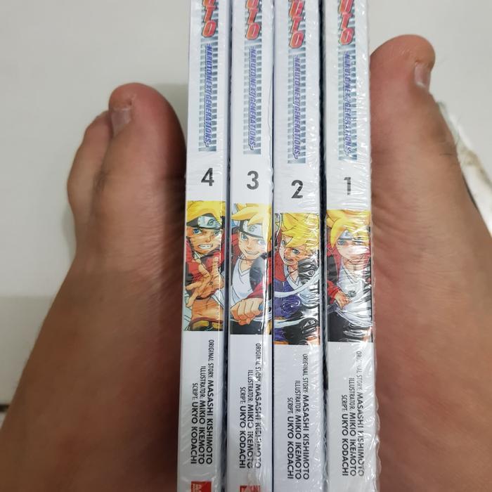 Komik Boruto set vol 1-4 segel