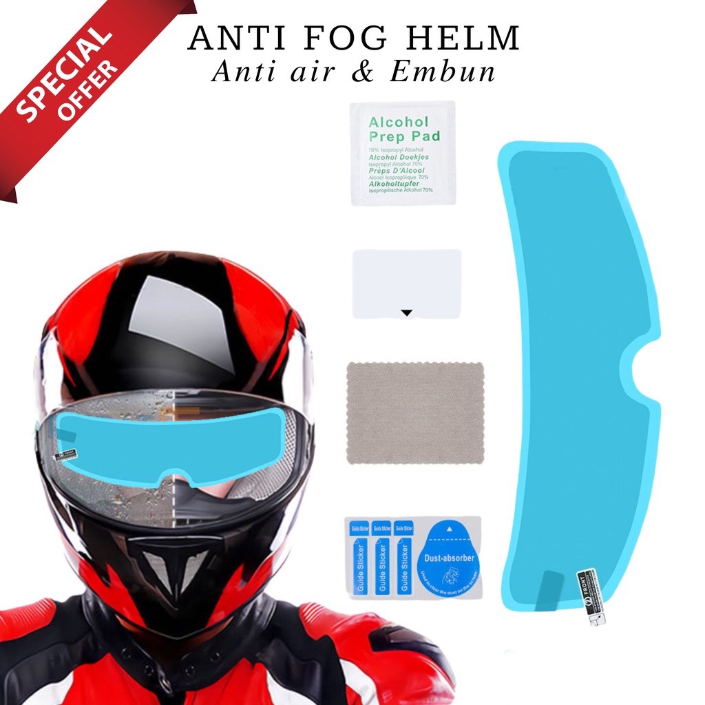 Stiker Kaca Anti Fog Stiker Helm Rainproof Stiker Spion Anti Fog Stiker Spion Anti Fog Waterproof
