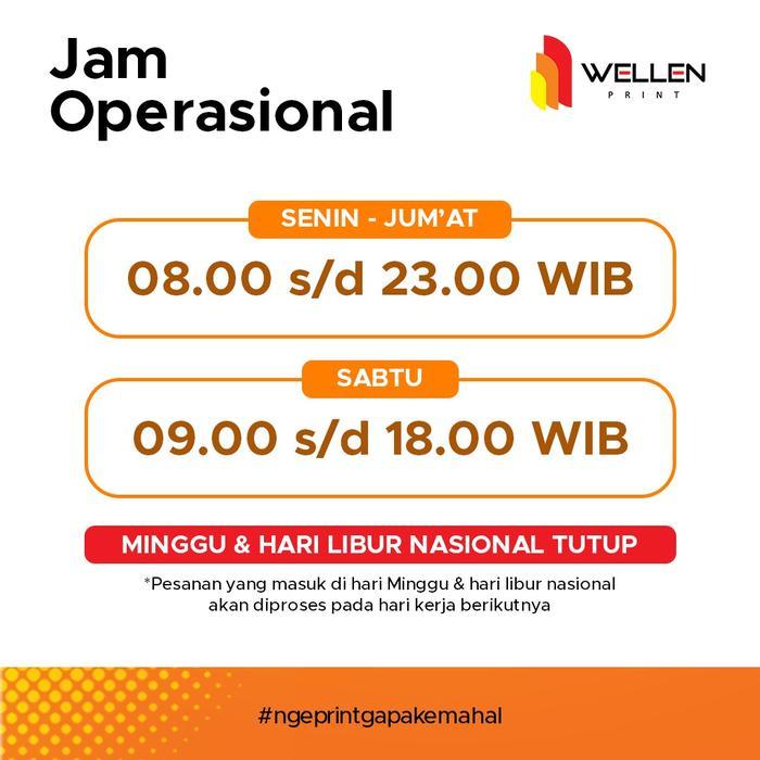 Promo WELLEN PRINT – Cetak Hardbox Idul Fitri Custom / Print Kotak Packaging - BTI 01, Medium Terlar