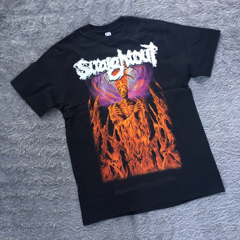 (COD) mongo kaos straightout rare rilisan 2016 original resmiii not burgerkill adamantine seringai x