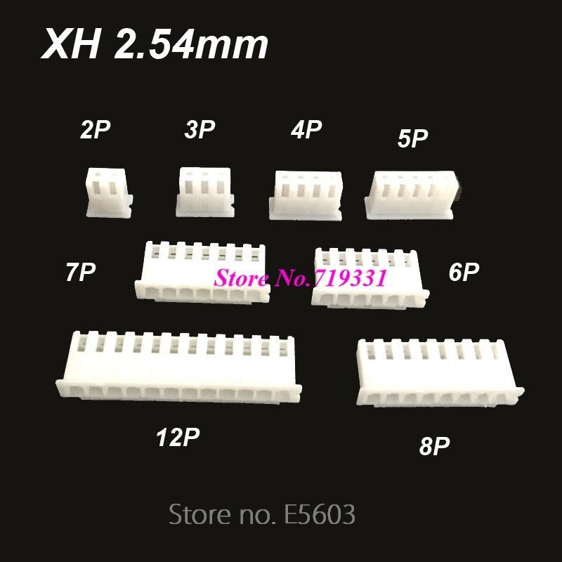 Konektor JST XH 2.54 XH2.54 2.54mm Female balance charger 6pin 7Pin 5S 6S