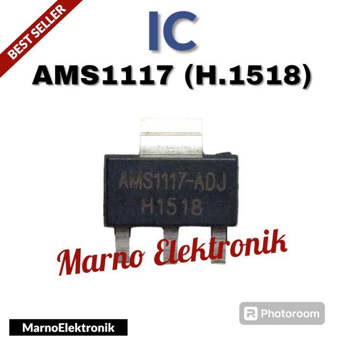 IC AMS1117 AMS 1117 AMS-1117 ASLI ORIGINAL ORI - AMS1117(H.1518) sperpart