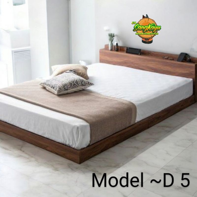 Divan Kayu 160x200 cm Divan kayu minimalis Divan ala jepang Divan lesehan