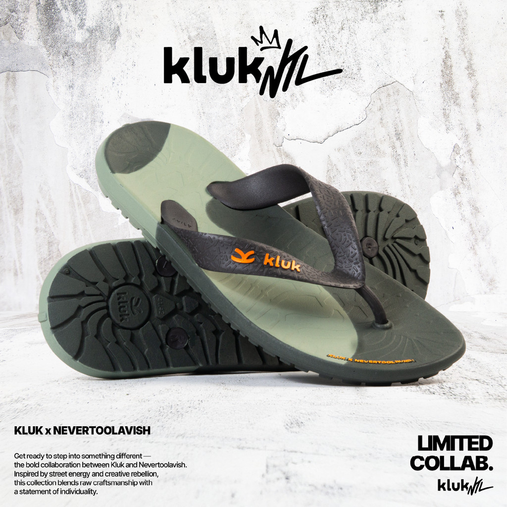 [KLUK X NTL] Sandal Jepit Pria - Marvick Sentinel - Anatomic Premium Sandal | Limited Collab "Nevert