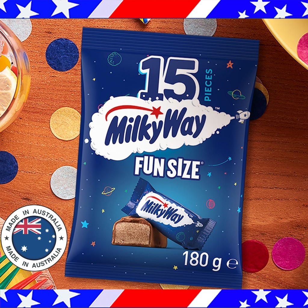 Milky Way Coklat Fun size Party Sharing bag isi 12 Impor Australia