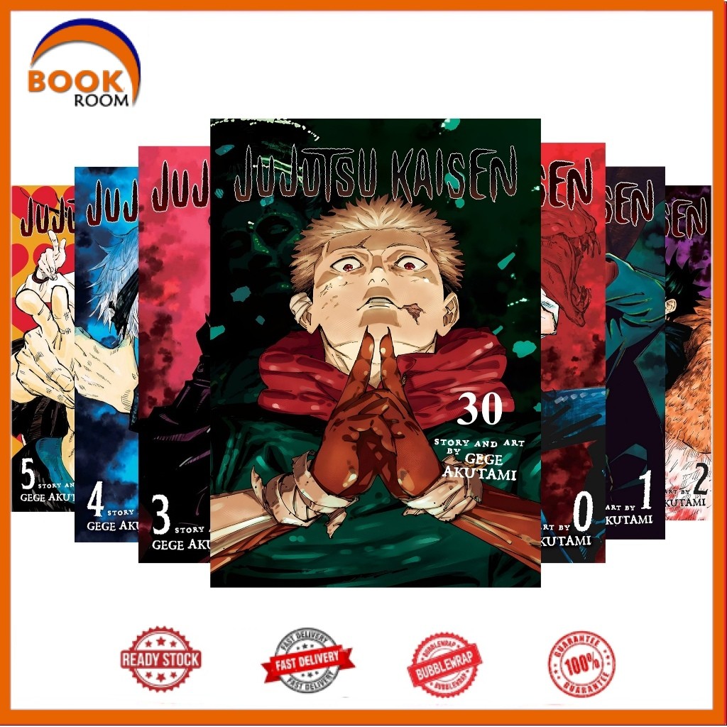 Manga Jujutsu Kaisen, Vol 0-30  (English)