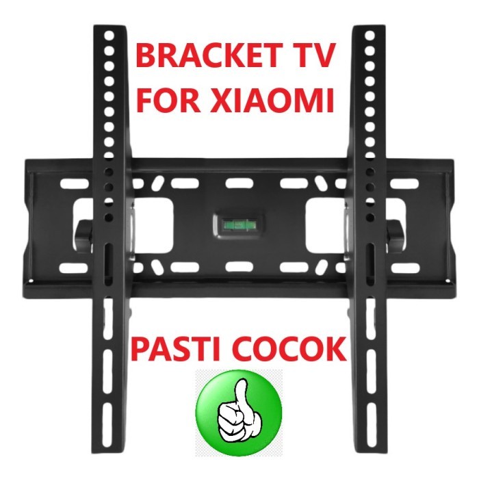 BRACKET TV Samsung LG Xiaomi Polytron TCL Coocaa Tilt LCD LED TV 23" - 55"