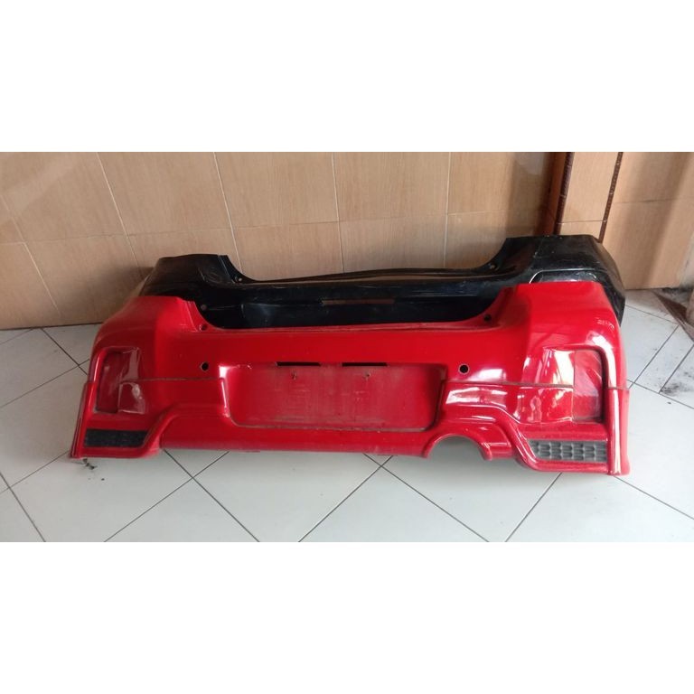 bumper belakang yaris 2012 upgrade yaris
