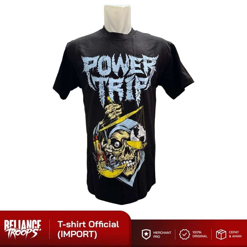 T-shirt Official | Power Trip - Scale (Black)