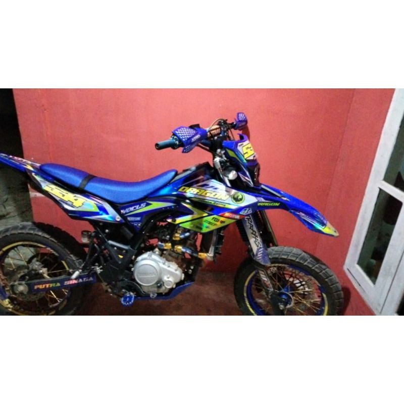 decal sticker wr 155 Hologram pelangi