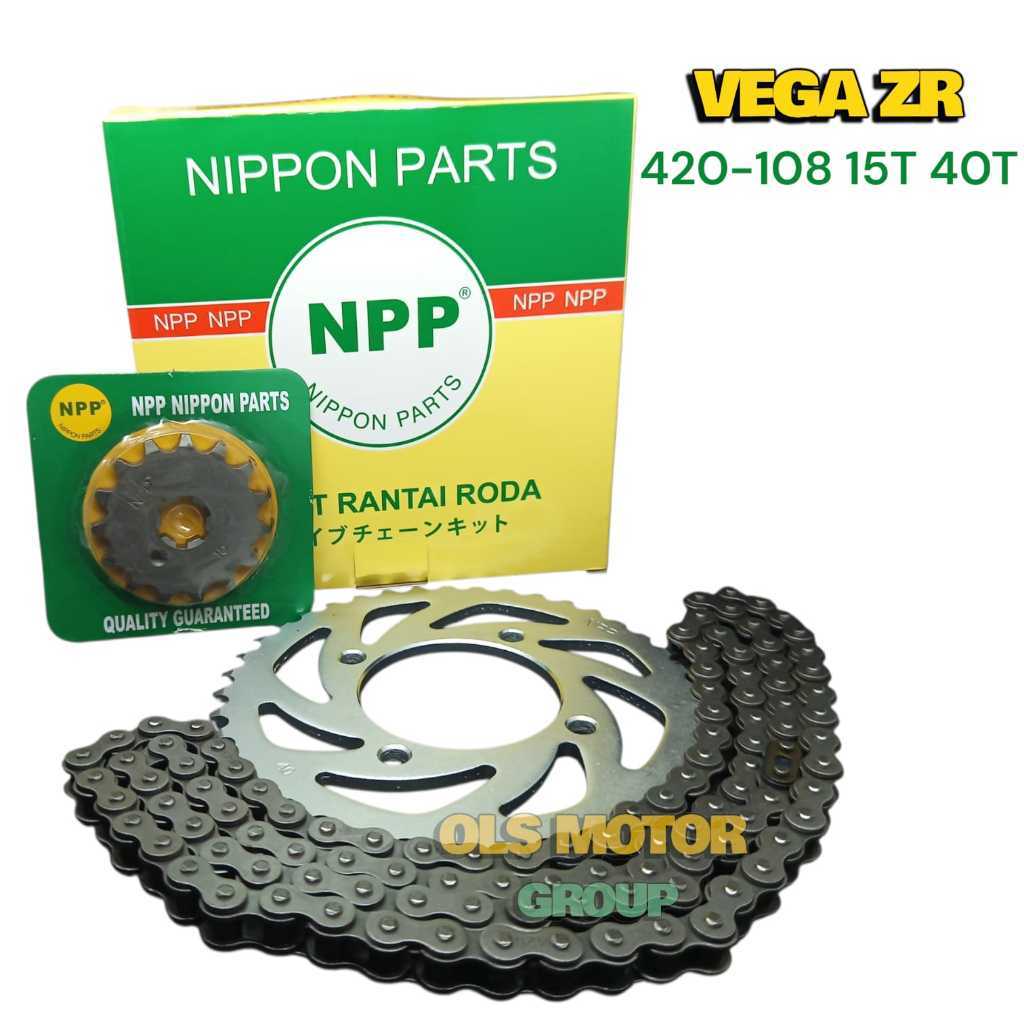 GEAR SET NPP YAMAHA VEGA ZR gir set rantai motor