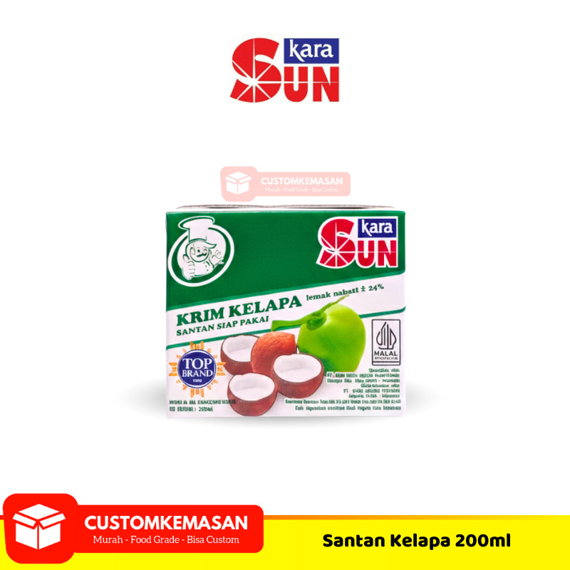 Santan kara 200ml / santan kara / kara santan / santan cair / sun kara 200ml / santan