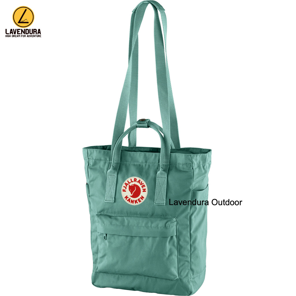 Fjallraven Kanken Totepack Frost Green Daypack Kanken Totepack Original Tas Fjallraven Kanken Tas Pu