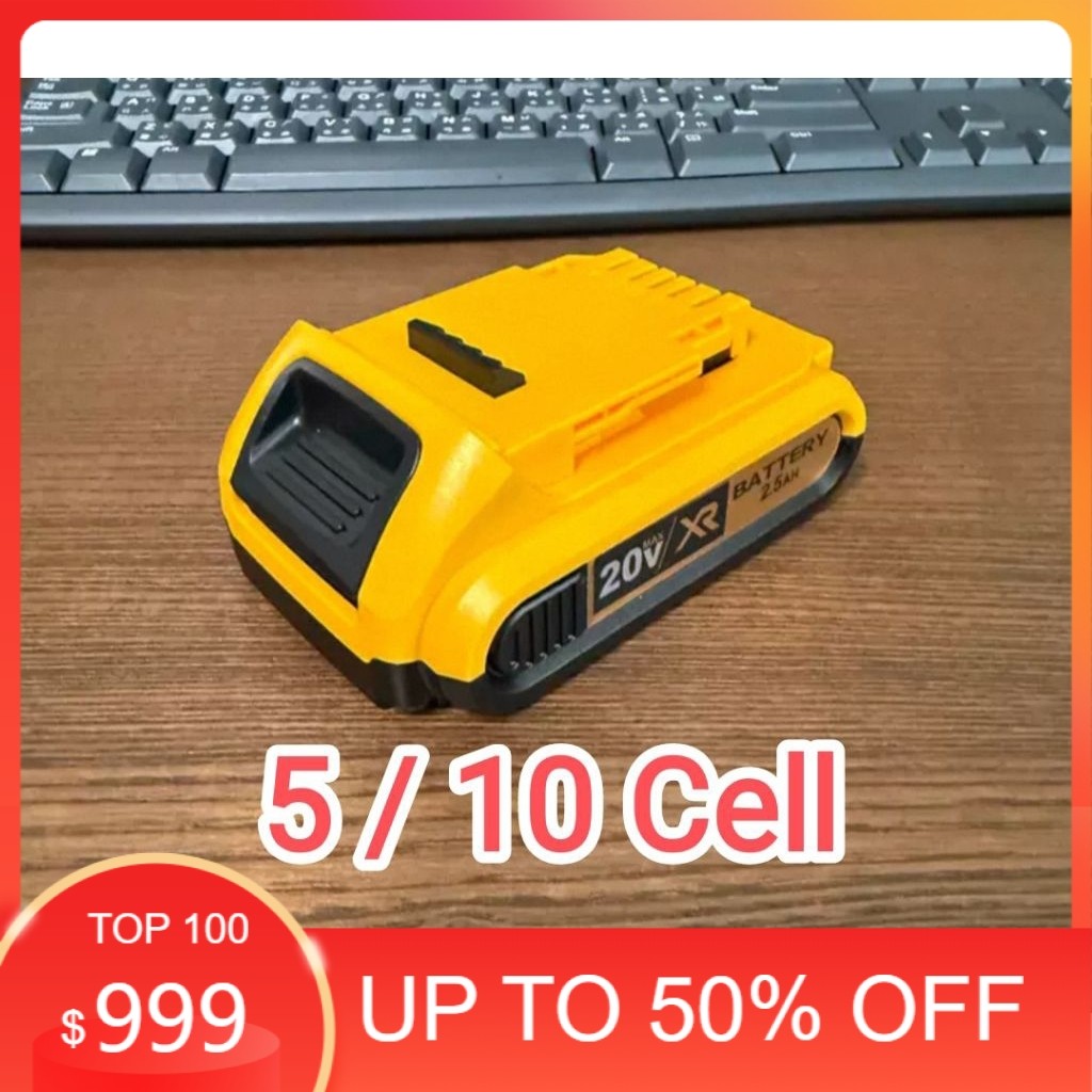 Temukan CASING BATERAI DEWALT 18650 CASE BATTERY CORDLESS  3 MOSFET 5 10 CELL LITHIUM