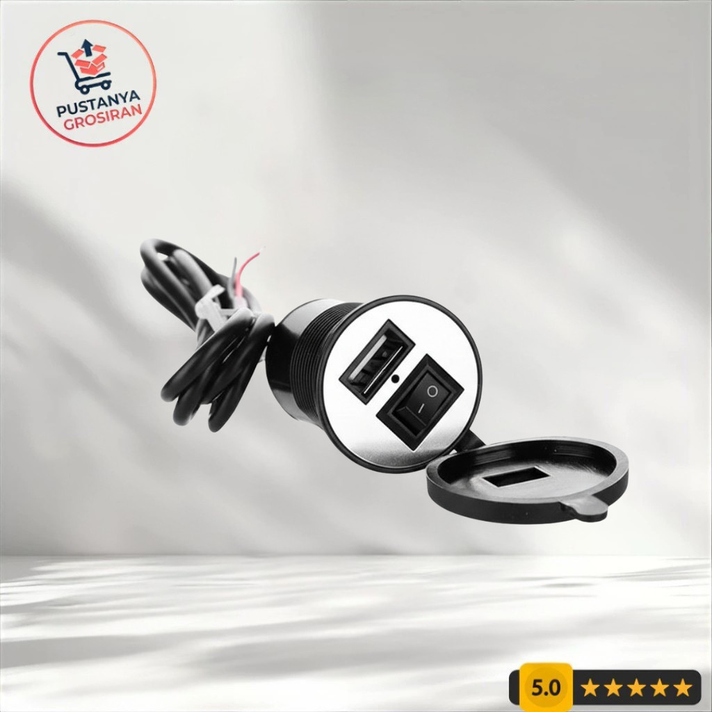 Charger Motor USB Plug Aki TC Waterproof
