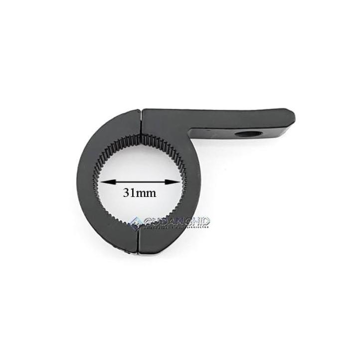 AutoMaxx Jaya Bracket LED Besi Dudukan Lampu Tembak Breket Stang Motor Crash Bar - Model 2