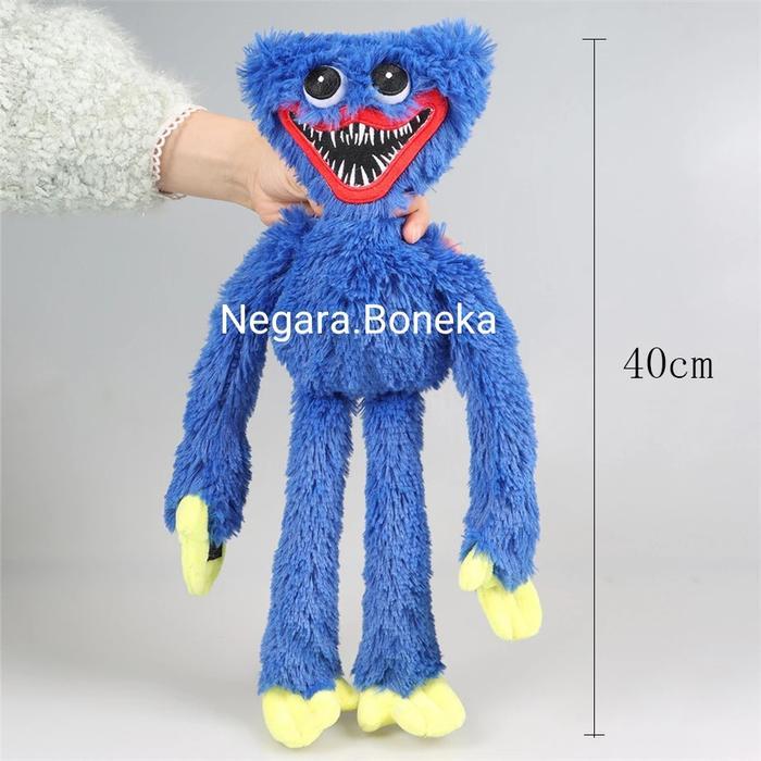 tabiyah hall | Boneka Poppy Playtime Huggy Wuggy Popy Monster Doll Mainan Anak Viral - HuggyWuggy Bi