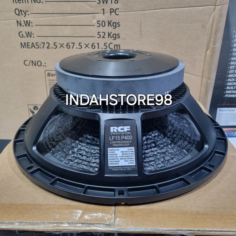 Speaker Komponen 15 Inch RCF LF15P400 Double Cutting Speaker 15inc RCF LF 15P400 SUB