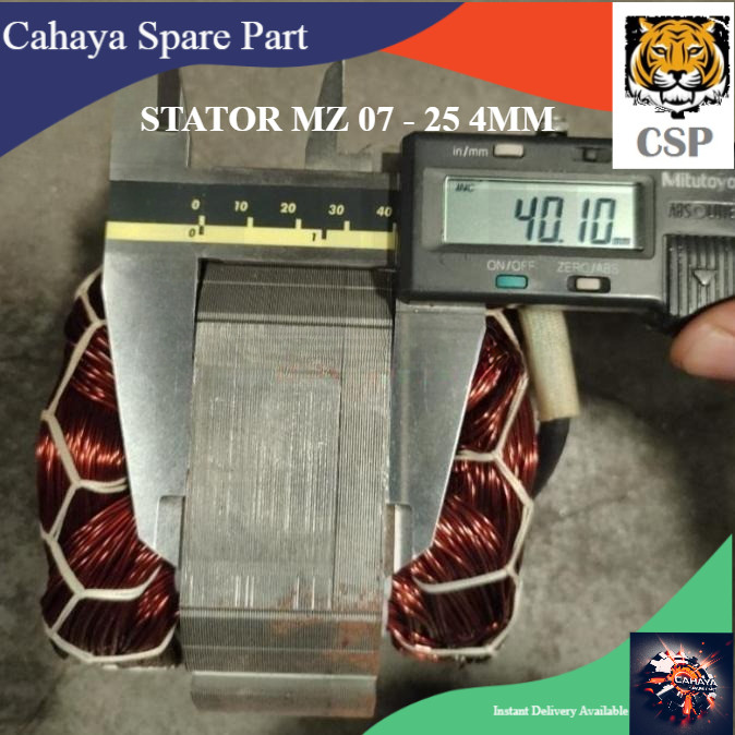 Stator / Gulungan Motor Kompresor Portable MZ 0725 Shark Tembaga 6 CM