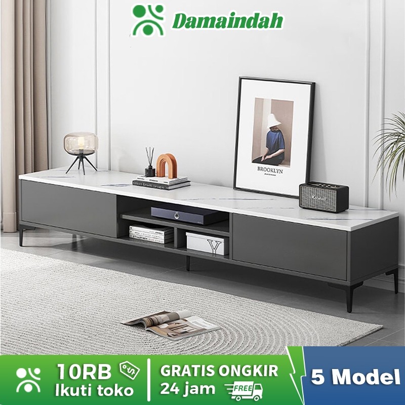 Damaindah Meja TV 160cm/Rak TV/Lemari TV/Meja TV Kayu/Meja TV Minimalis Modern