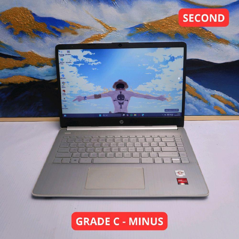 HP LAPTOP 14S-FQ0XXX AMD ATHLON GOLD 3150U 8 GB (14") GRADE C - MINUS LAPTOP SECOND ORIGINAL SINAR M