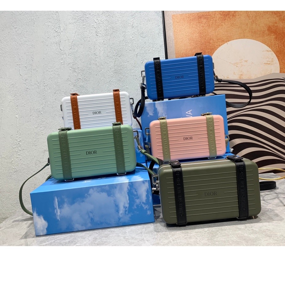 Original DR&RIMOWA vintage small shoulder bag portable ladies wedding travel case Co branded limited