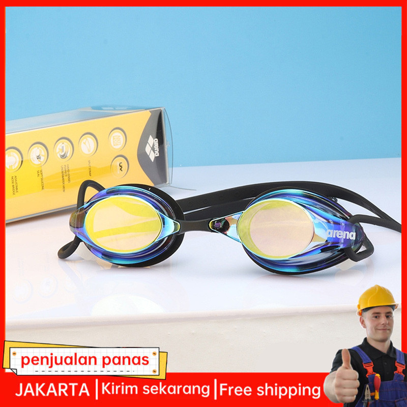 Ori Kacamata Renang Arena Profesional Laju Tinggi HD Tahan Air Anti FOG & Uv Protection Pria Wanita