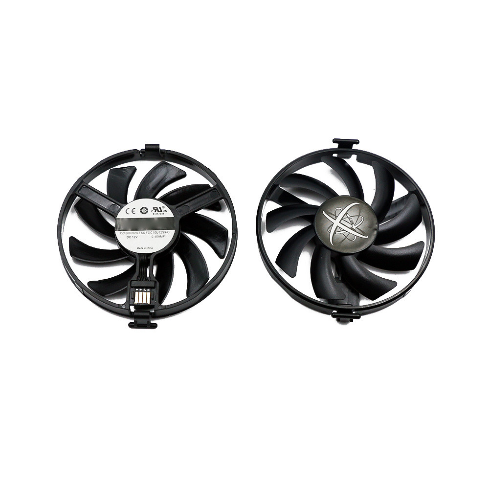 FDC10U12S9C RX480 RX470 RX470D Cooler Fan Replace For XFX Radeon RX 480 470 470D RS Black Wolf Graph