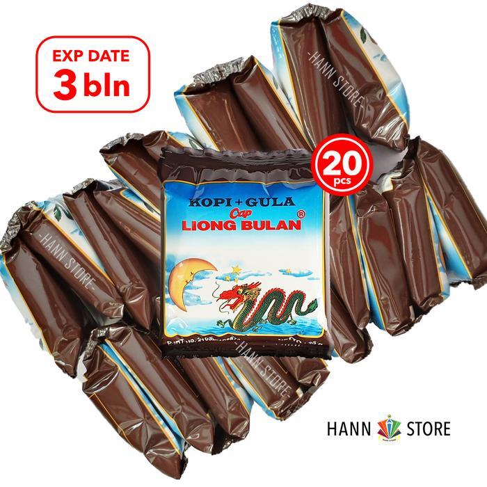 Kopi Liong Bulan - Kopi Plus Gula - Kopi Legend Bogor isi 20 Sachet @28gr Wangi dan Nikmat